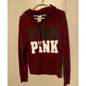 Maroon Victoria’s Secret PINK Pullover Hoodie